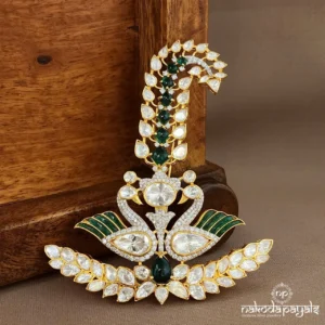 CZ Enamel Swam Hair Accessories